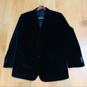 Samuelson Black Velvet Dinner Jacket Sz 42 Reg